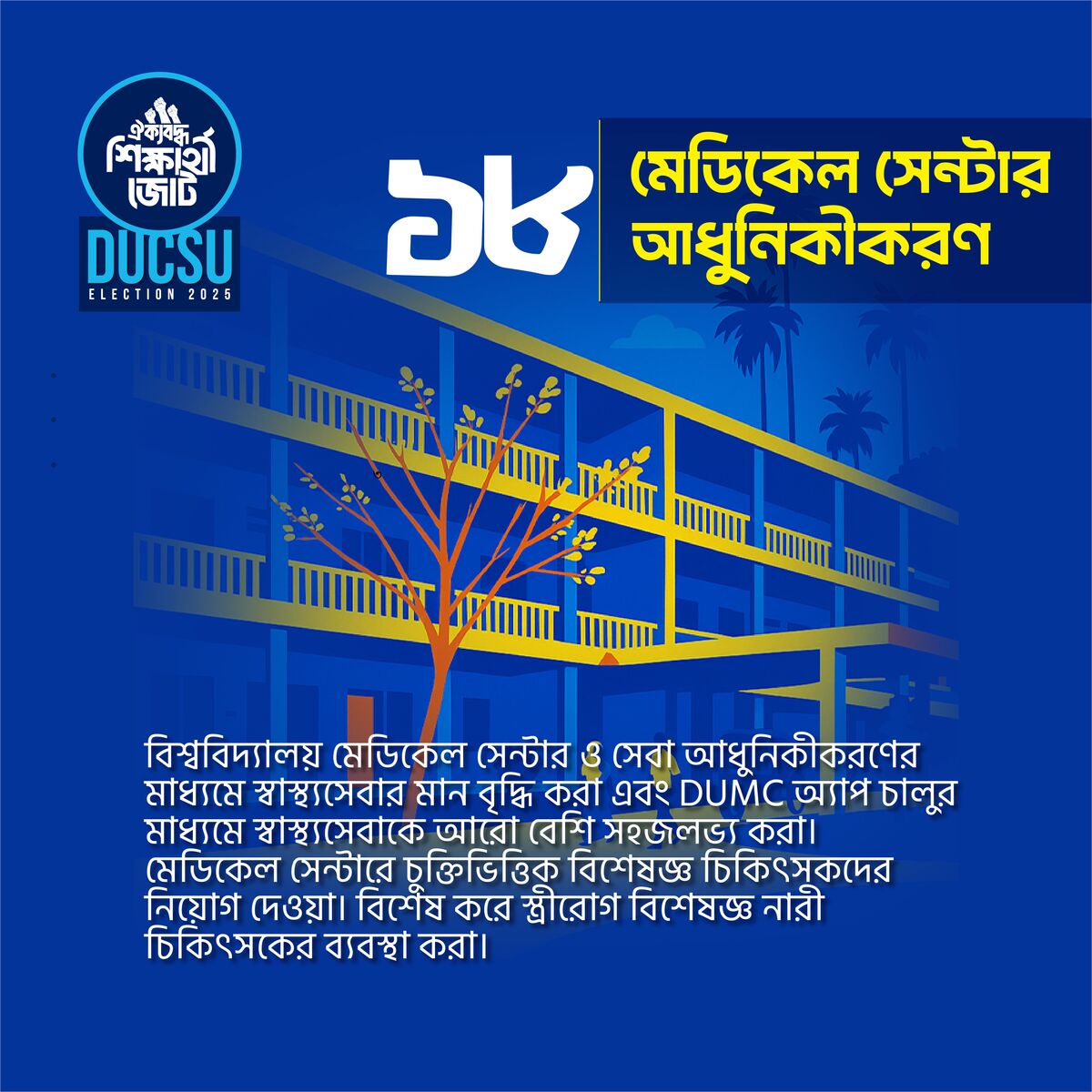 মেডিকেল সেন্টার আধুনিকীকরণ